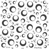 Abstract random circles unique design. vector