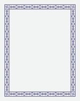 Ornamental label and vintage frames set isolated on white background. Decorative frame. vector