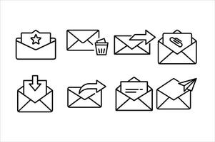 Minimalist Mail Box Icon for Postal and Delivery Branding. vector