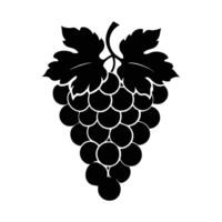 grape fruit silhouette design vector