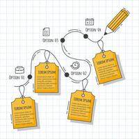 Visual representation of a project workflow illustrating stages of progress and communication strategies in a collaborative setting vector