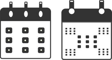 High quality illustration icon, outline,Linear outline calendar icons for website ,, vector