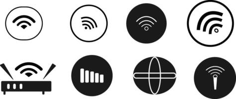 Wireless Technology. illustration icon, buttons icons set for website outline, Linear , outline, website, vector