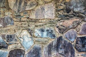 Old stone wall in Nitra grad in Slovakia. Texture or background photo
