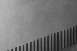Minimalistic abstract industrial style concrete background. Modern and versatile design, perfect for industrial themes, architectural projects, or minimalist concepts. Copy space for text. 3D render. photo