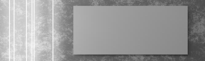 Minimalistic abstract industrial style concrete background. Modern and versatile design, perfect for industrial themes, architectural projects, or minimalist concepts. Copy space for text. 3D banner. photo