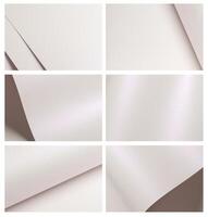 Glossy paper textures with a pearl like finish and subtle metallic sheen. Featuring smooth surfaces, photo