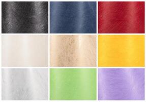 Glossy paper texture collection with polished and metallic surfaces. Featuring soft gradients, photo