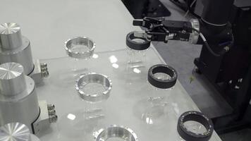 A Robotic Arm Skillfully Handling Precision Components Within a Manufacturing Environment. Media photo