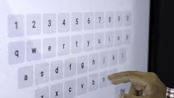 An advanced Interactive Touchscreen Keyboard Interface designed for enhanced user experience. Media photo
