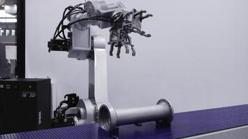 The Advanced Robotic Arm and its Applications in Modern Industrial Environments and Processes. Media photo
