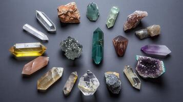 Collection of Polished Crystals and Minerals photo