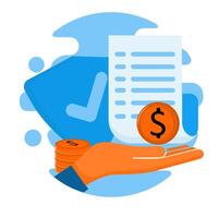 How to create a simple invoice template vector
