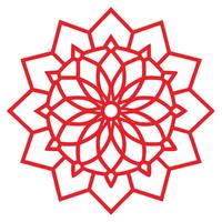 Traditional Islamic Mandala Design with Abstract Patterns vector