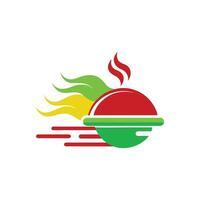 Minimalist Design Reflecting Fast and Reliable Service vector