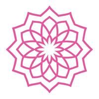 Timeless Islamic Mandala Art with Floral Patterns vector