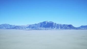 Aerial View of Mountain Range video