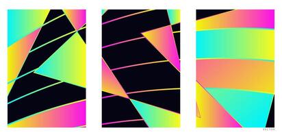 Unique Gradient Abstracts for Branding and Advertising vector