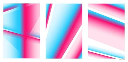 Gradient Shapes for Wallpapers and Presentation Design vector