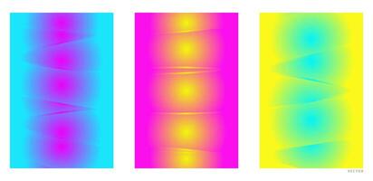 Modern Gradient Shapes for Digital Branding Projects vector