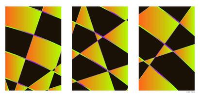 Bold Gradient Shapes for Marketing and Headers vector