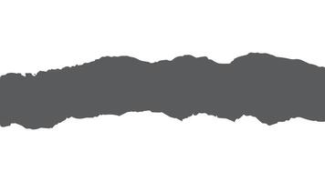 Hand Drawn Torn Paper Design vector