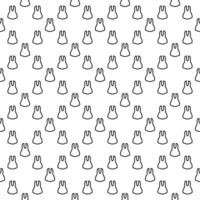 Seamless pattern of hand drawn doodle sketch tooth isolated on white background vector