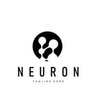 Neuron Logo Design Abstract Simple vector