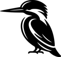 Kingfisher Bird Silhouette vector