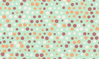 Polka dot with a repeating round spot pattern. Perfect for seamless textile prints, trendy wallpapers, and abstract geometric poster backgrounds. vector