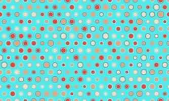 Round spotted pattern with abstract geometric circles. Ideal for seamless wallpapers, textile prints, or trendy backgrounds with a creative touch. vector