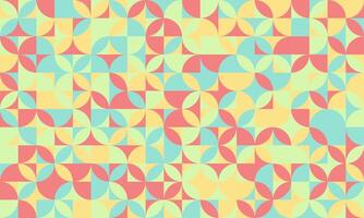 Geometric mosaic pattern with creative shapes and minimal style. Perfect for modern posters, seamless backgrounds, or textile prints. vector