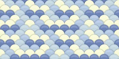 Symmetric simplicity on wallpaper ornate. Flake wave a aquatic fabric. Neutral tradition to endless trendy. vector