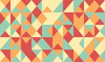 Geometric mosaic pattern with creative shapes and minimal style. Perfect for modern posters, seamless backgrounds, or textile prints. vector