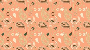 Simplicity curve by henna old-fashioned. Rich paisley by botanical buta. Textile custom at idea seasonal. vector
