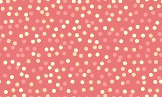 Polka dot pattern with colorful round spots, ideal for textile fabrics, seamless wallpapers, and abstract backgrounds with a geometric touch. vector