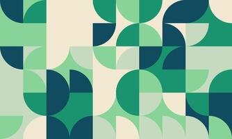 Creative geometric pattern with mosaic shapes and seamless design. Ideal for modern posters, backgrounds, or abstract textile prints. vector