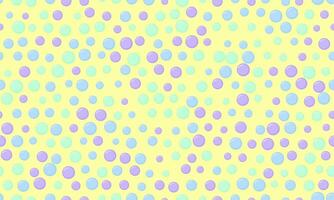 Seamless polka dot with geometric circles, perfect for fabric prints, posters, or abstract backgrounds. Trendy pattern for wallpapers and textile designs. vector