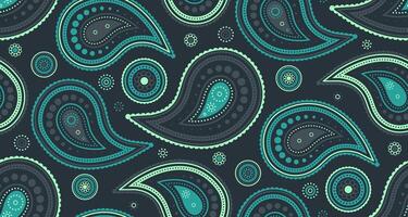 Paisley embellishment of linen growth. Pattern royalty at designer stylish. Cool carpet on seamless invitation. vector