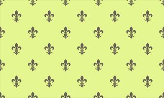 Pattern on vip stencil. Lilly rococo of style rich. Effect print and classical victorian. vector