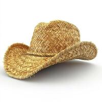Traditional hat isolated on white background photo