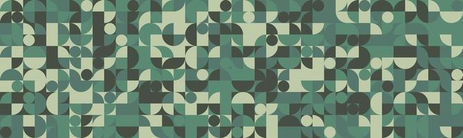 Abstract geometric design featuring seamless shapes and mosaic texture. Ideal for backgrounds, posters, and trendy textile prints with a modern flair. vector
