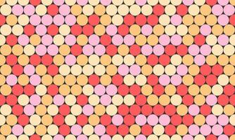 Polka dot with a repeating round spot pattern. Perfect for seamless textile prints, trendy wallpapers, and abstract geometric poster backgrounds. vector
