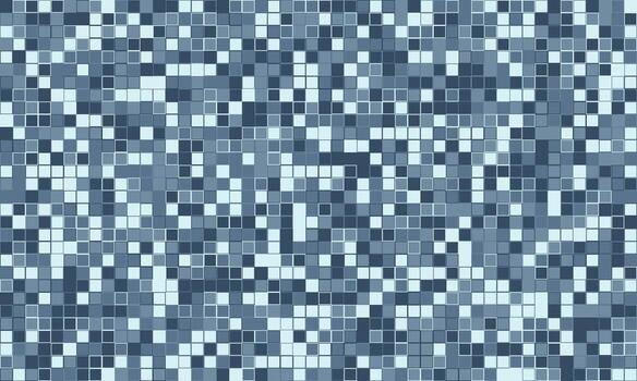 Symmetrical cube grid with vibrant, ornate colors. A beautiful geometric pattern suited for posters, fabric, or material design with a modern, textured appeal. vector