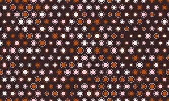 Seamless polka dot with geometric circles, perfect for fabric prints, posters, or abstract backgrounds. Trendy pattern for wallpapers and textile designs. vector