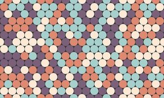 Polka dot with a repeating round spot pattern. Perfect for seamless textile prints, trendy wallpapers, and abstract geometric poster backgrounds. vector