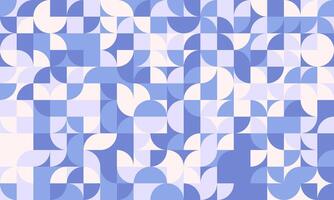 Seamless geometric mosaic pattern with clean shapes. Perfect for abstract backgrounds, modern poster artwork, or trendy textile prints. vector