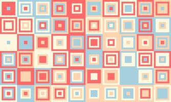 Trendy mosaic-style pattern with structured geometry. A vibrant, colourful grid design ideal for cover art, fabric, or creative posters. vector