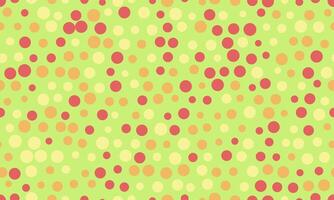 Colorful dotted pattern featuring round spots in a repeating layout. Ideal for creating abstract backgrounds, seamless textiles, and geometric wallpapers. vector