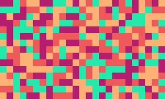 Textured cube pattern with colourful tiles and elegant symmetry. Ideal for graphic design projects, backgrounds, and trendy decorative material. vector